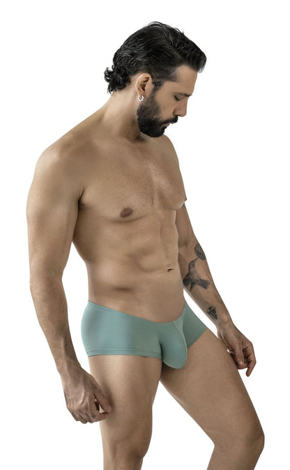 A sleek light teal men’s brief with smooth fabric and modern cut from clever 229962 3pk australian latin trunks multi-colored