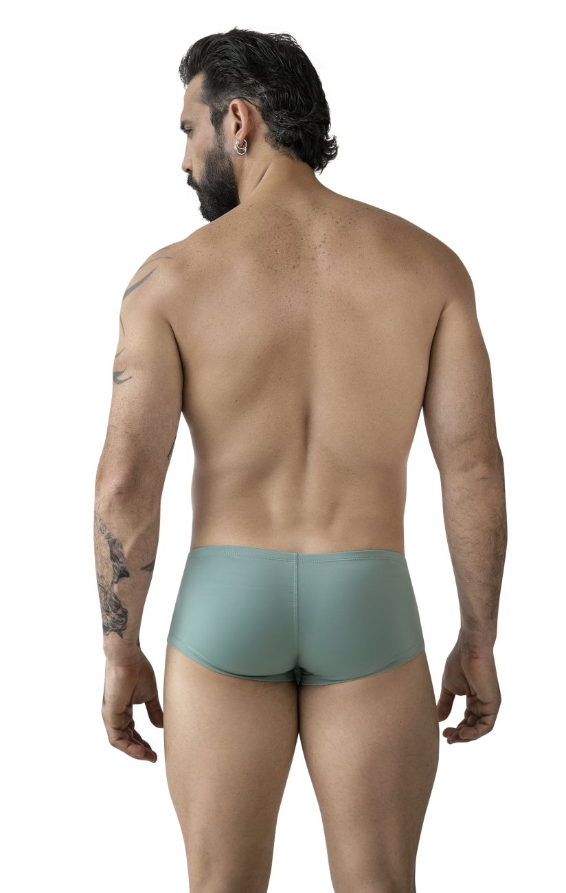 Mint green seamless briefs from clever 229962 3pk australian latin trunks in multi-colored soft fabric