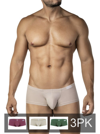 Beige clever 26066 australian latin trunks men’s briefs with smooth form fitting design and subtle waistband tag