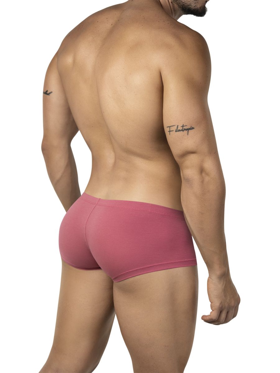 Pink clever 26066 athletic briefs with smooth form-fitting fabric and subtle ribbed waistband in multi-colored pack