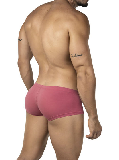 Pink clever 26066 athletic briefs with smooth form-fitting fabric and subtle ribbed waistband in multi-colored pack