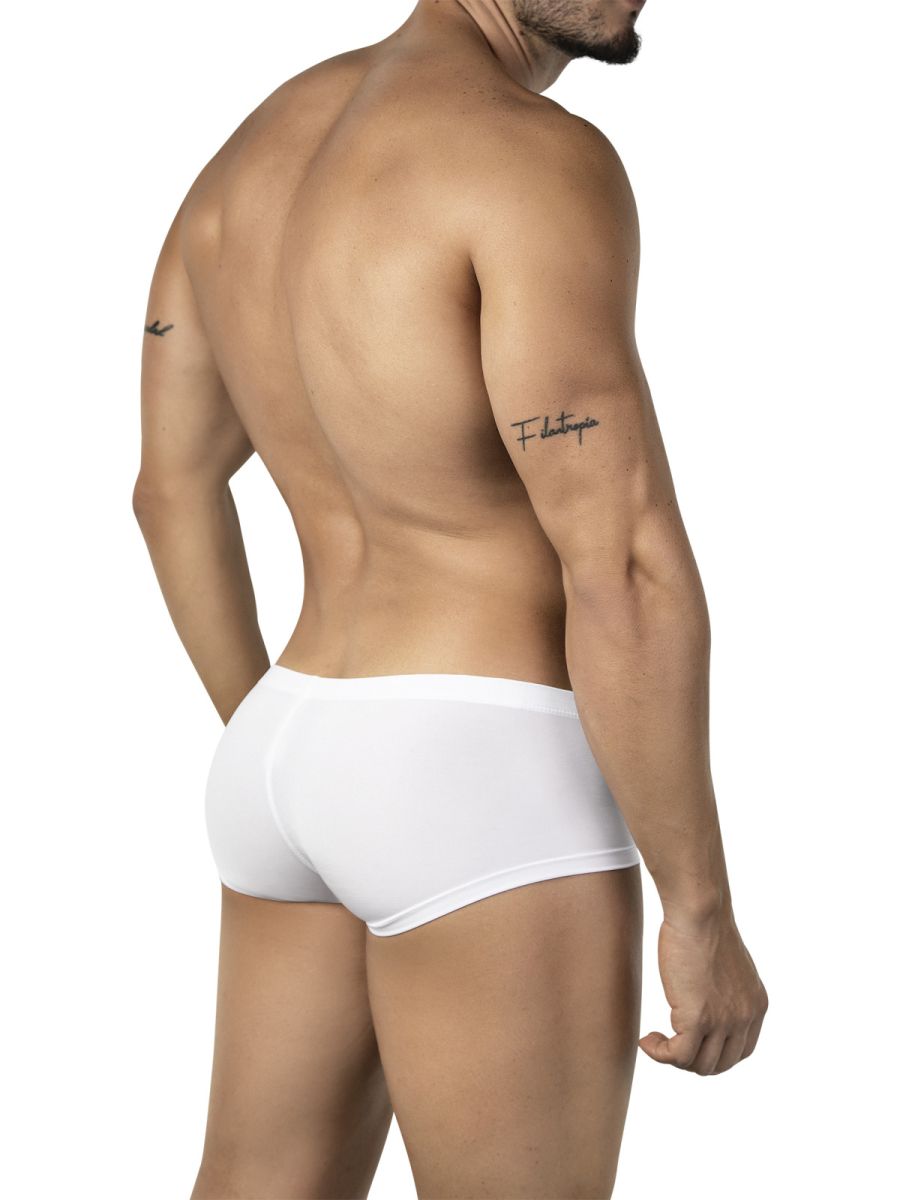 White briefs with a smooth form-fitting design from clever 26068 3pk australian latin trunks multi-colored set