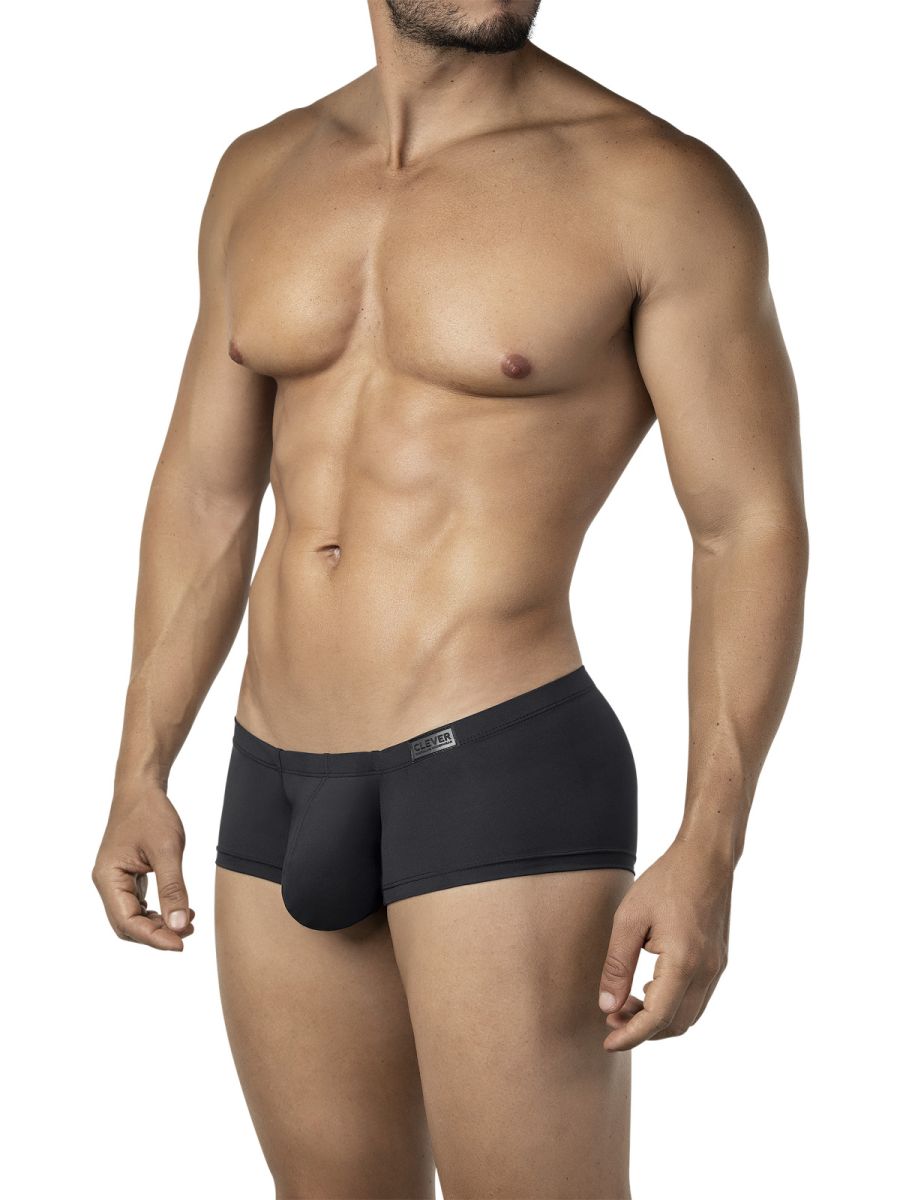 Clever 26068 3pk australian latin trunks multi-colored black men’s briefs with smooth form-fitting design and brand tag