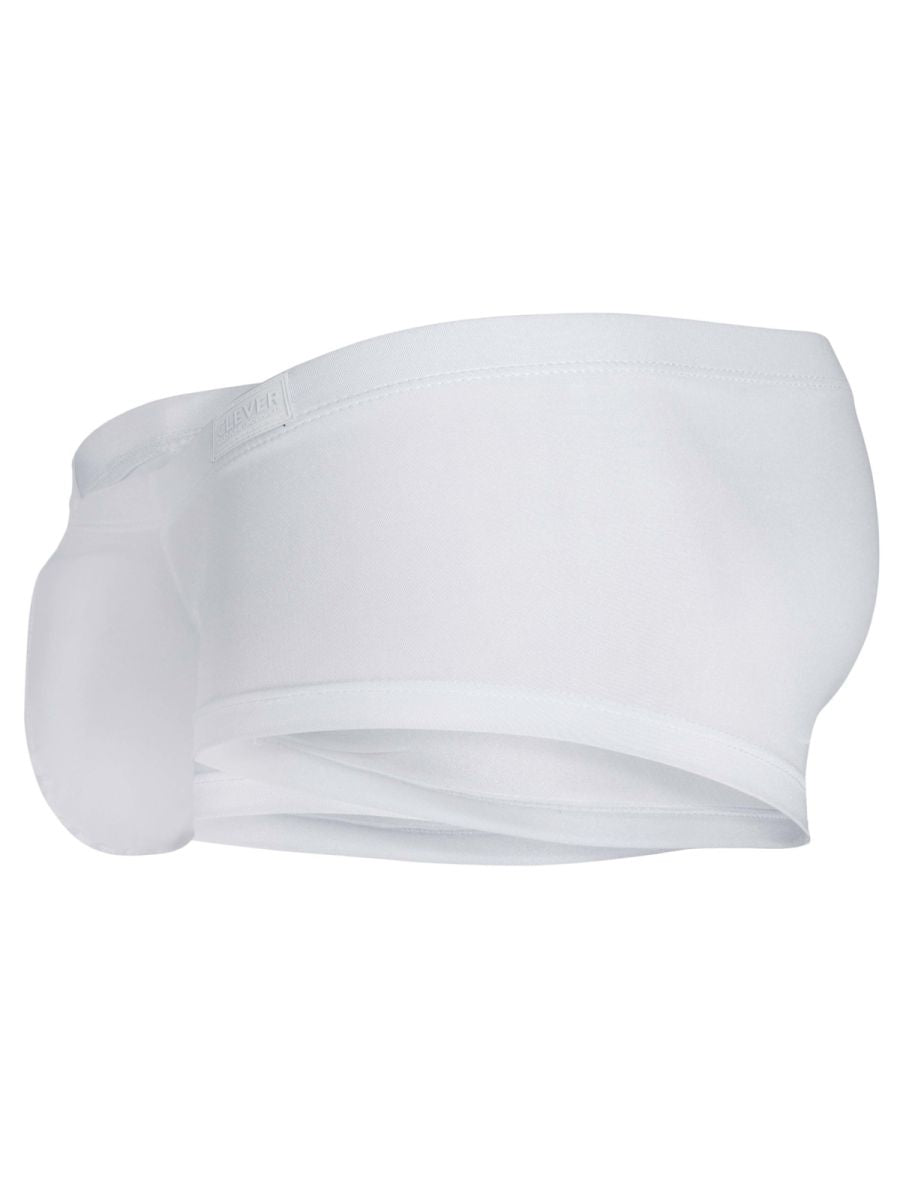 White cotton clever 26068 3pk australian latin briefs with smooth seamless design and elastic waistband multi-colored