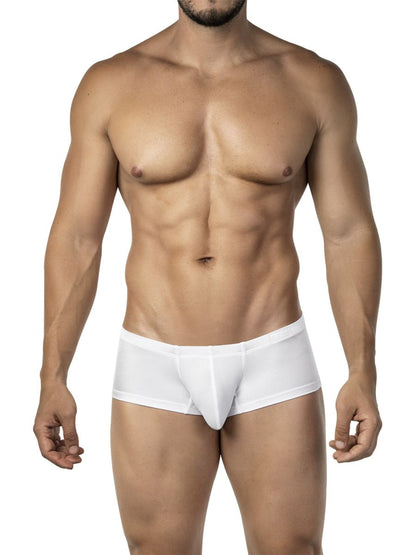 White men’s briefs clever 26069 3pk australian latin trunks with smooth form-fitting design in multi-colored fabric