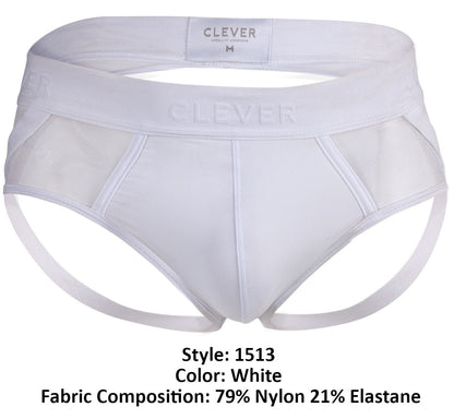 Clever 1513 Caspian Jockstrap Farbe Weiß