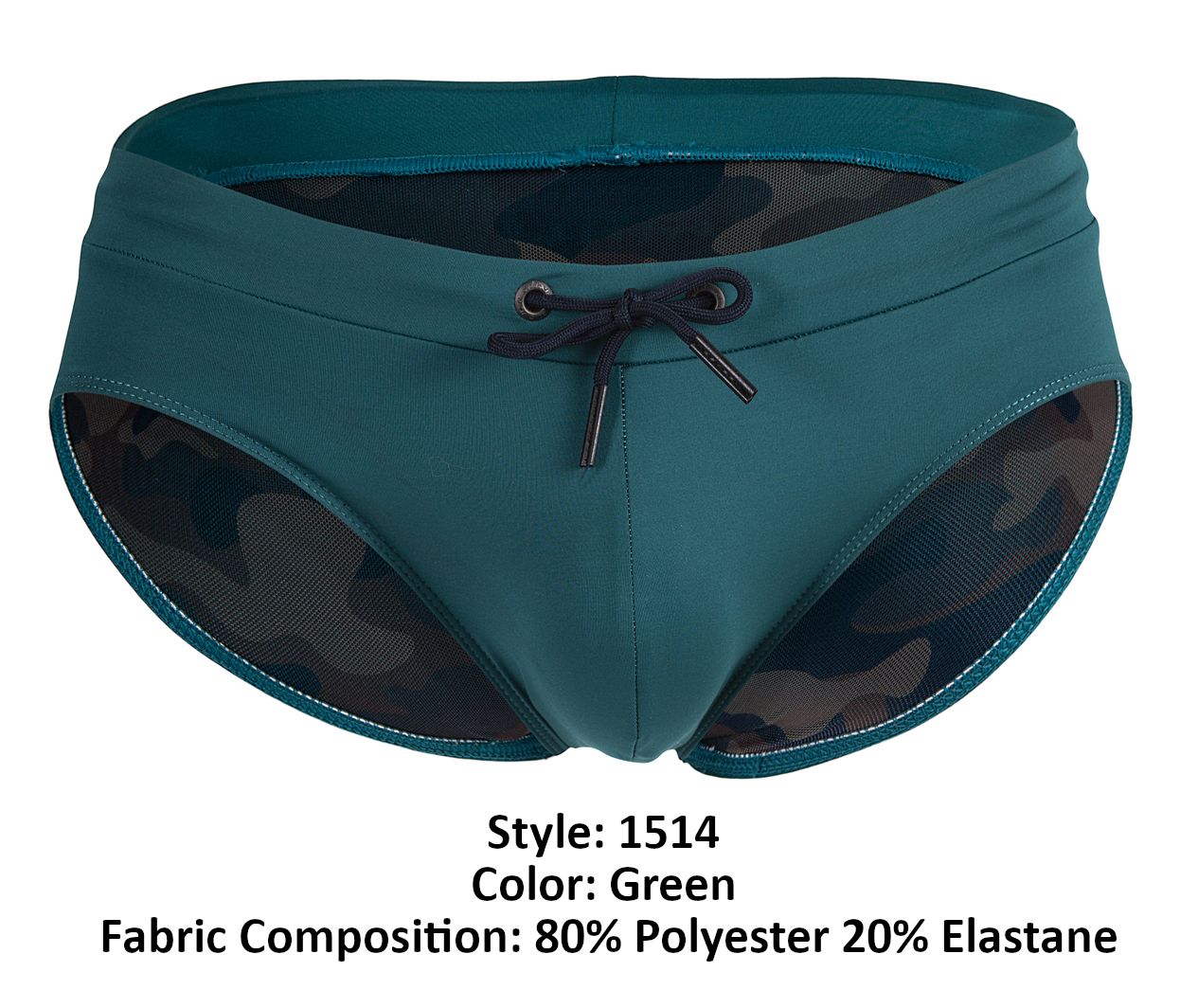 Clever 1514 Acqua Badeslip Farbe Grün