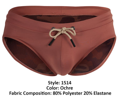 Clever 1514 Acqua Badeslip Farbe Ocker