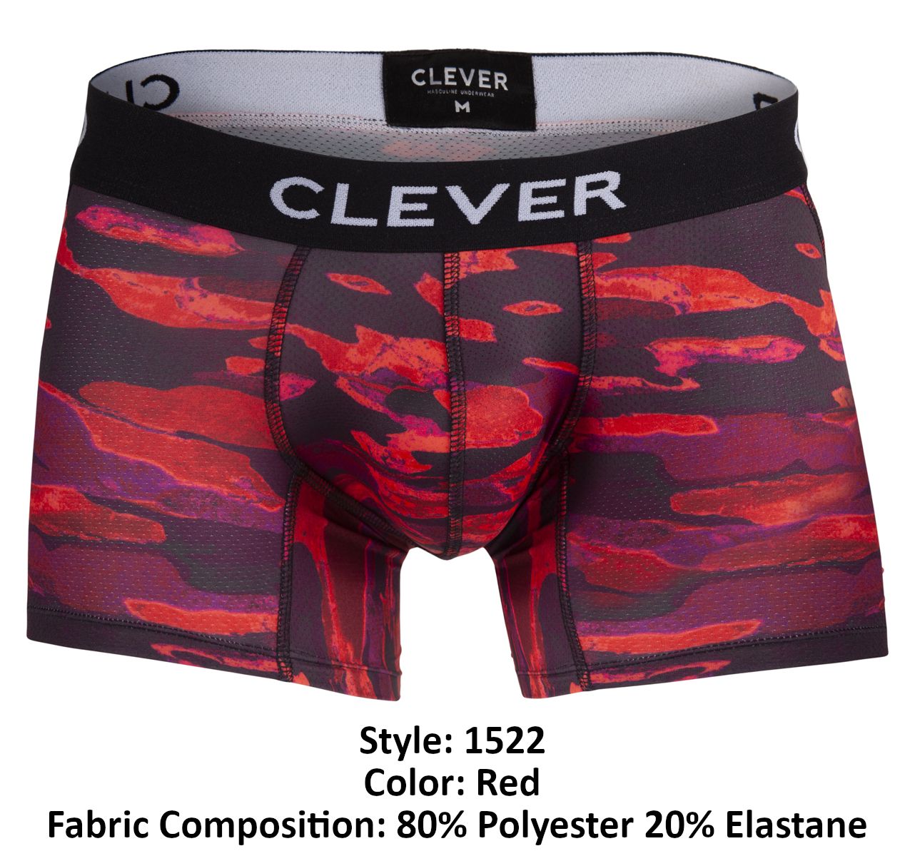 Clever 1522 Navigate Badehose Farbe Rot