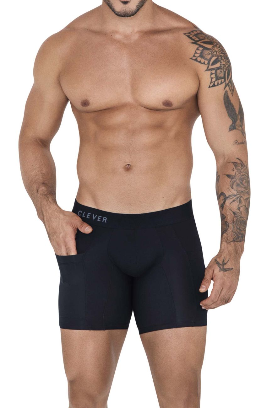 Clever 1528 Arctic Boxershorts Farbe Schwarz