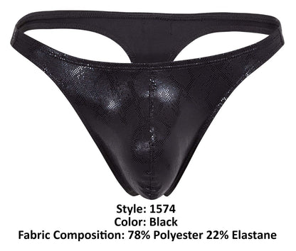 Clever 1574 Brilliant Tangas Farbe Schwarz