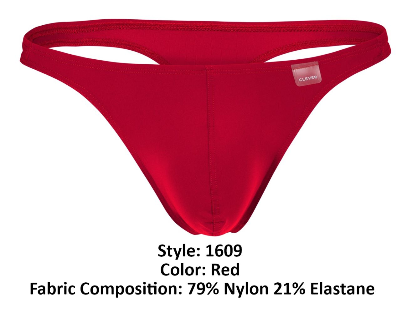 Clever 1609 Beatnik Tangas Farbe Rot