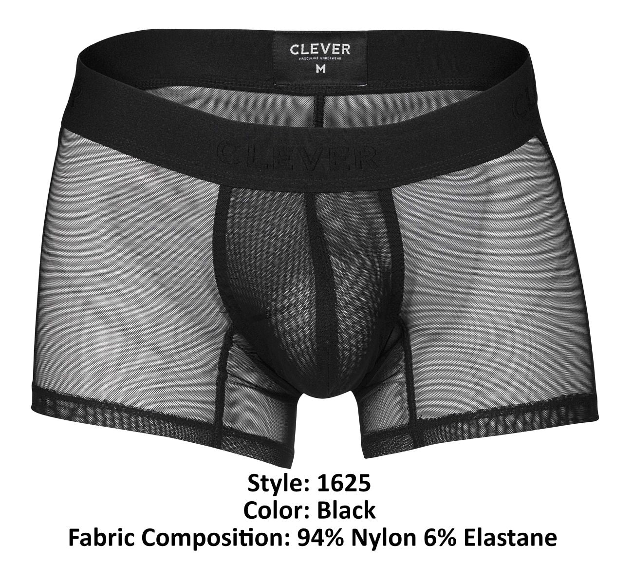 Clever 1625 Boxer Yin Yang Couleur Noir