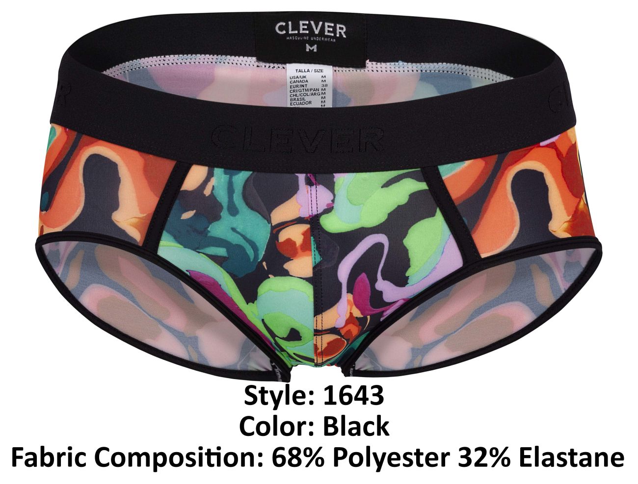 Slip Clever 1643 Absolute Couleur Noir