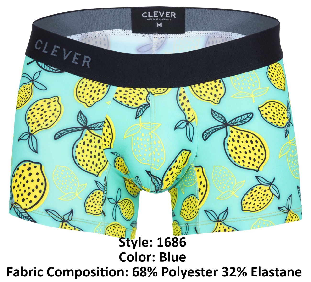 Clever 1686 Lemons Trunks Color Blue