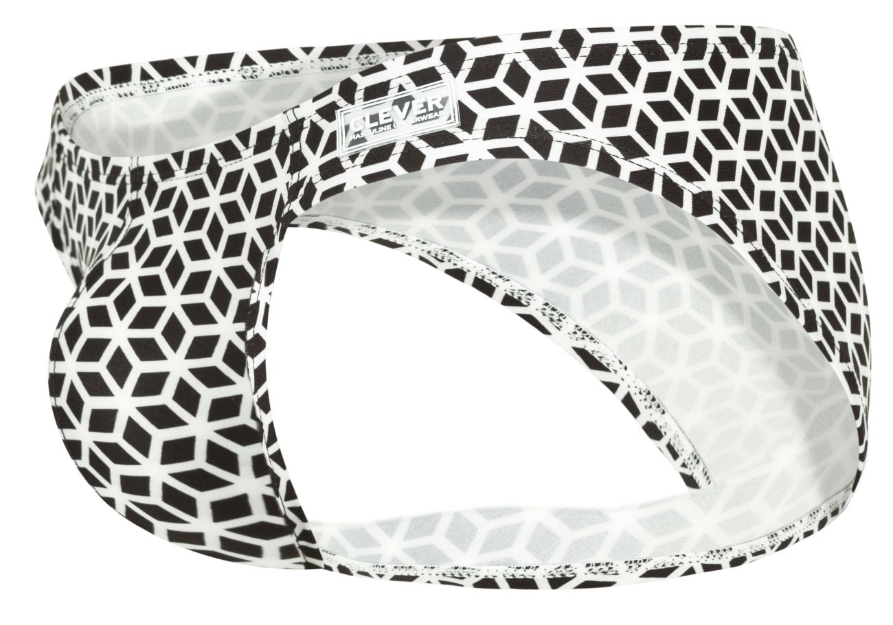 Clever 1857 Cuadricula Bikini Couleur Blanc