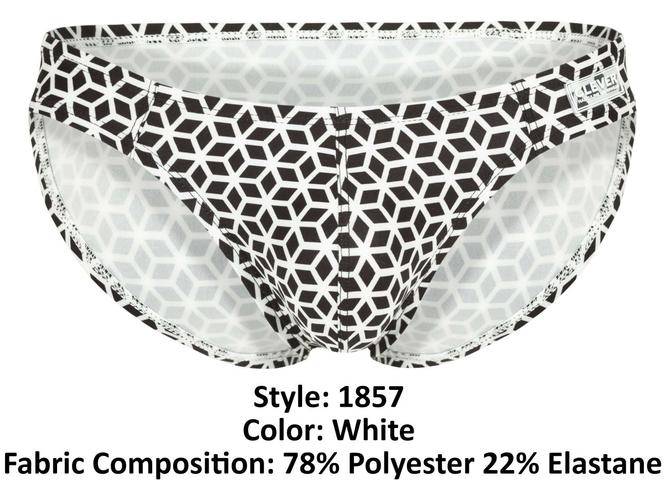 Clever 1857 Cuadricula Bikini Couleur Blanc