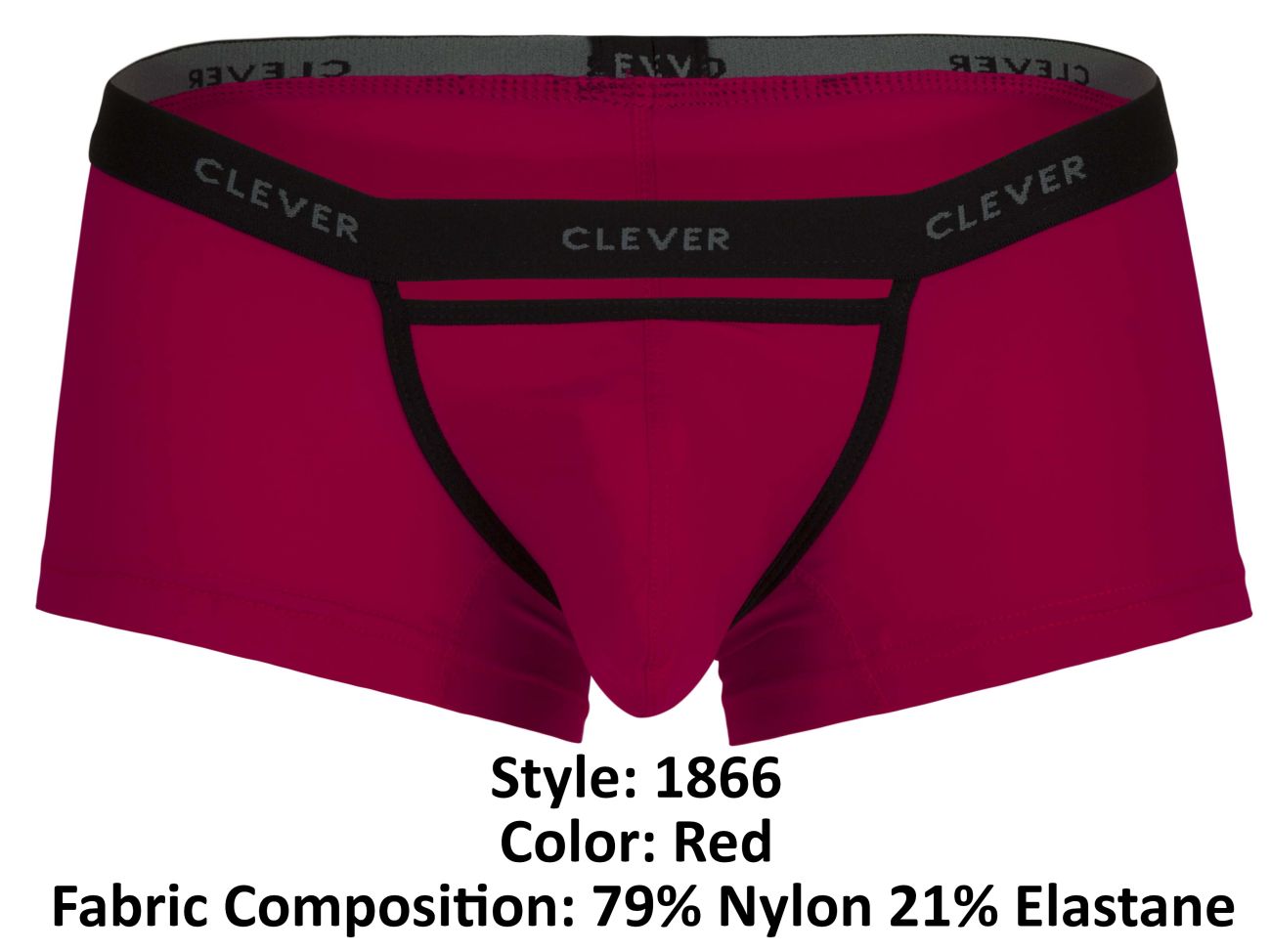 Clever 1866 Tokio Trunks Couleur Rouge