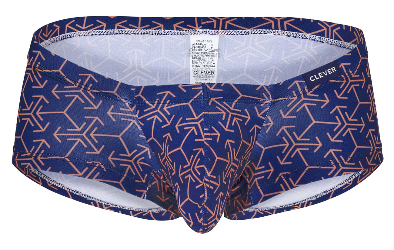 Clever 229933 Lot de 3 boxers latins australiens Couleur Beige-Bleu-Bleu foncé