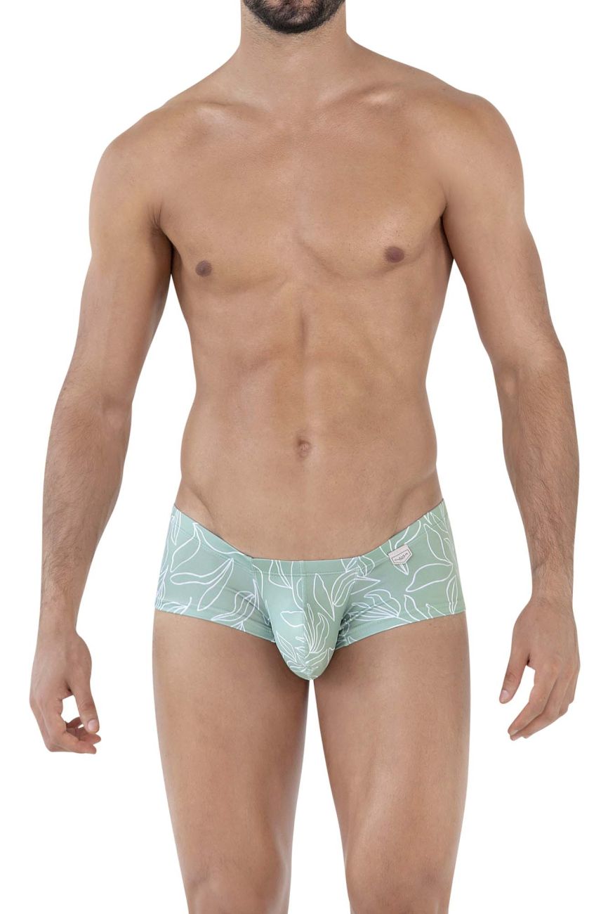 Clever 229934 3er-Pack Australian Latin Trunks, Farbe Olivgrün-Dunkelgrün-Grün