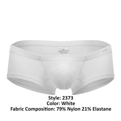 Caleçons boxers latins Clever Moda pour hommes 2373, couleur blanche