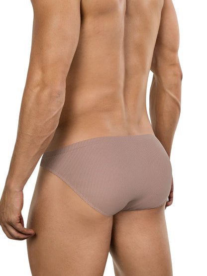 Beige ribbed cotton briefs clever 26018 apolo bikini color sand offering sophisticated comfort and style