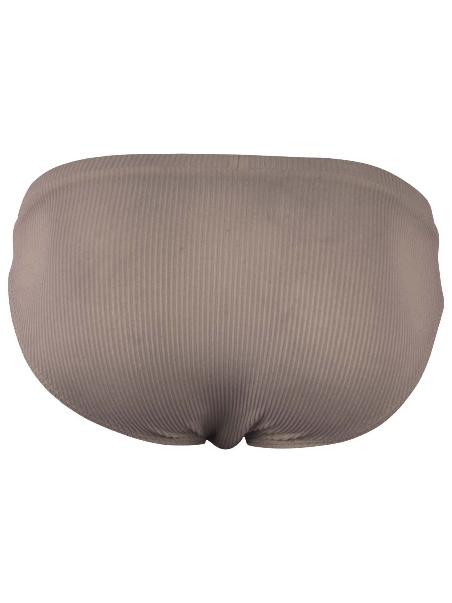 Beige ribbed cotton briefs clever 26018 apolo bikini sand color offering sophisticated comfort and style