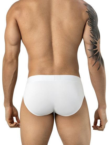 Clever 26209 Men's Underwear Salento Briefs for Everyday Comfort and Support Color White