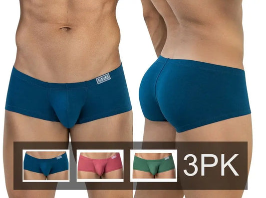 Clever 26225 Herrenunterwäsche 3er-Pack Australian Latin Trunks Farbe Mehrfarbig