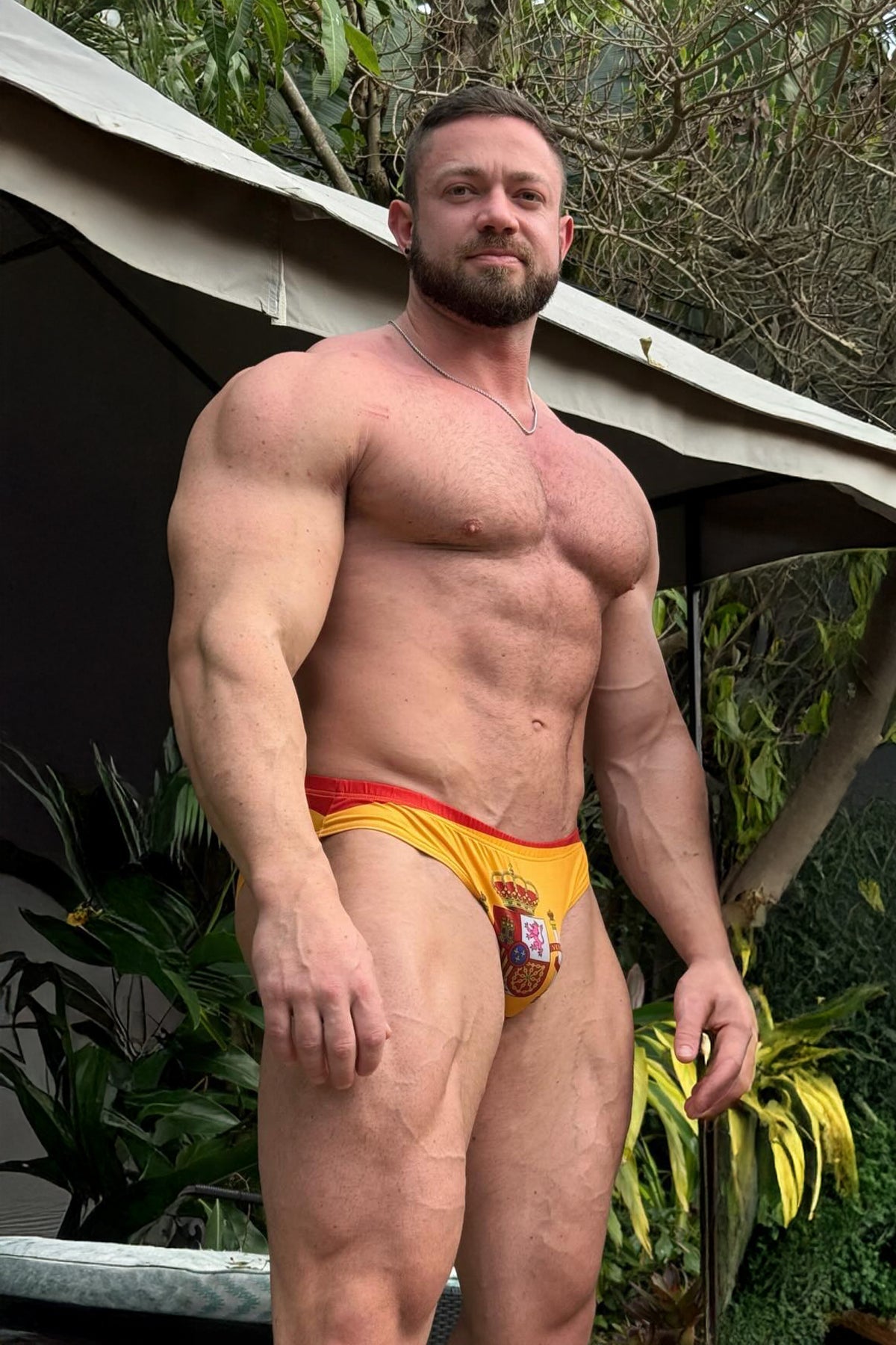 JJ Malibu Men's Lovesick Briefs - Spain Flag
