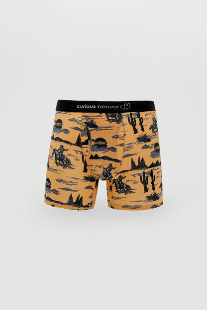 Curious Beaver Men's Boxer Briefs - Wild West