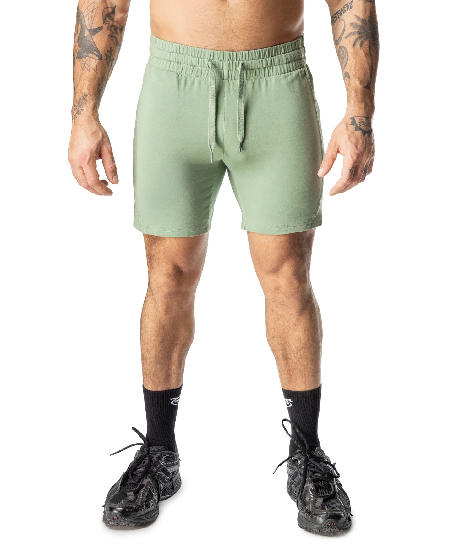 Delta rugby short mint green athletic shorts with elastic waistband and drawstring for comfortable sportswear