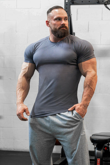 Jed North Men's Titan 2.0 Muscle Fit T-Shirt - Stone