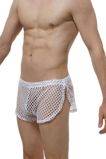 PetitQ Short Snap PetitQ Fishnet White