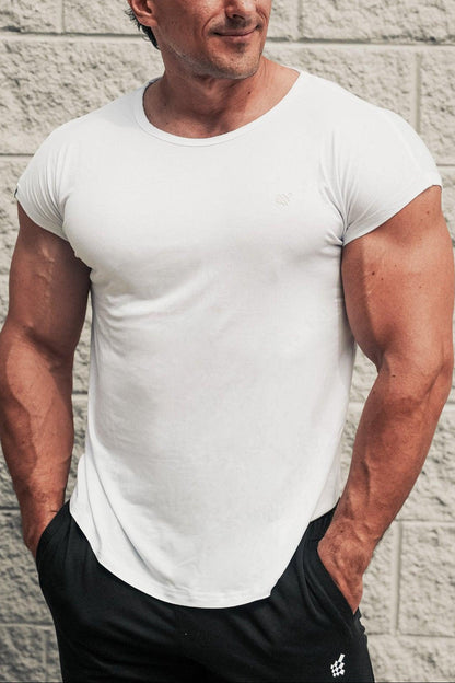 Jed North Men's Evolve Cap Sleeve Muscle T-Shirt 2.0 - Off White