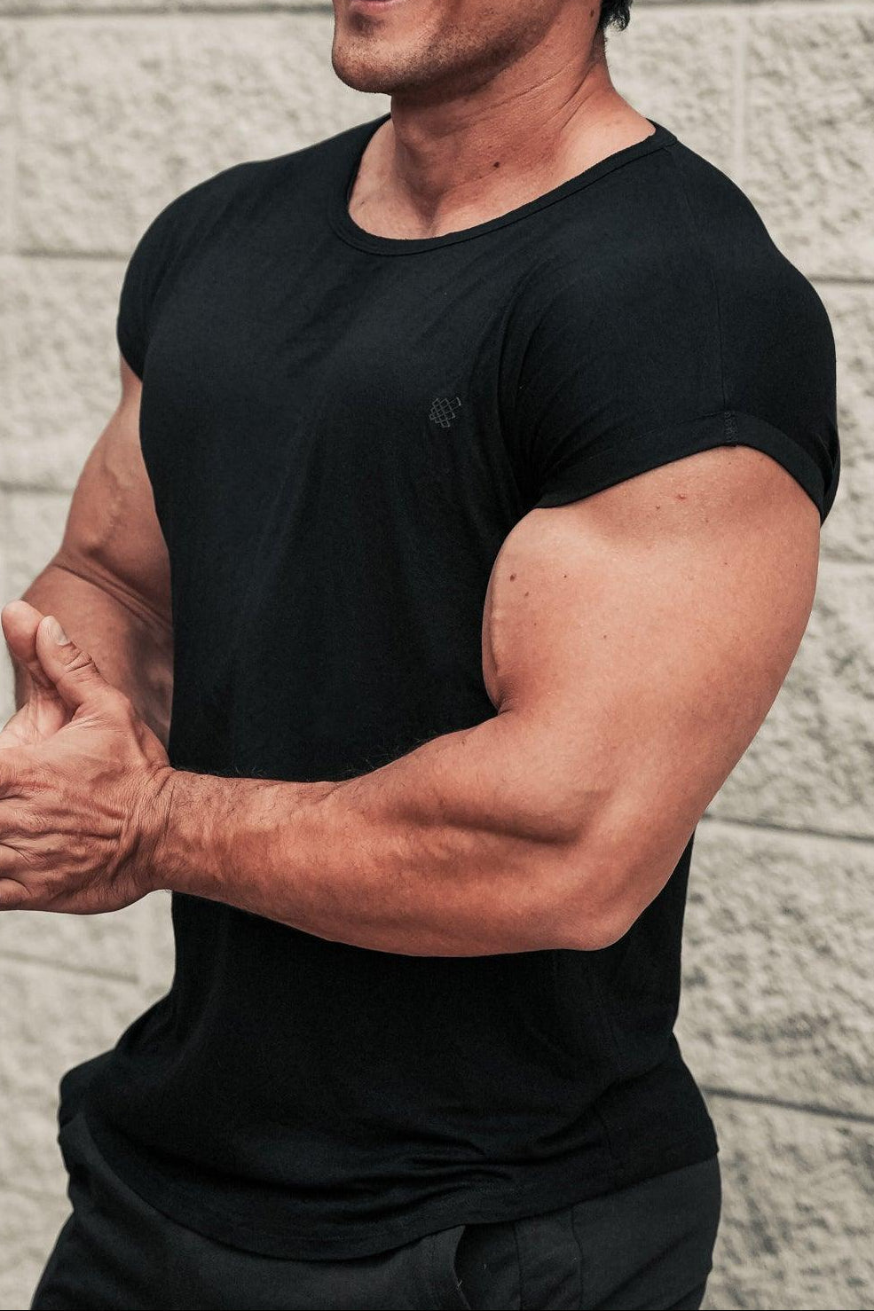 Jed North Men's Evolve Cap Sleeve Muscle T-Shirt 2.0 - Black