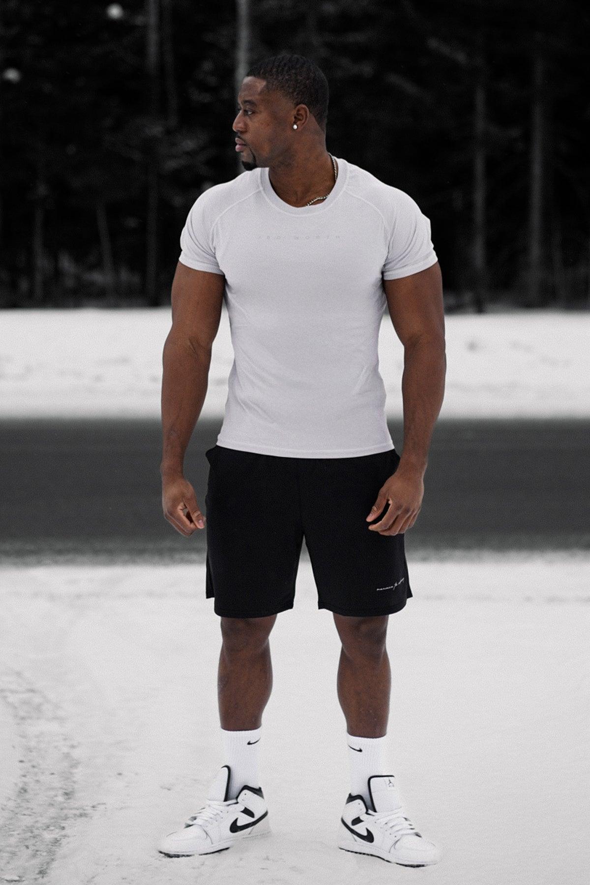 Jed North Men's Agile Short Sleeve Training Tee - Light Gray