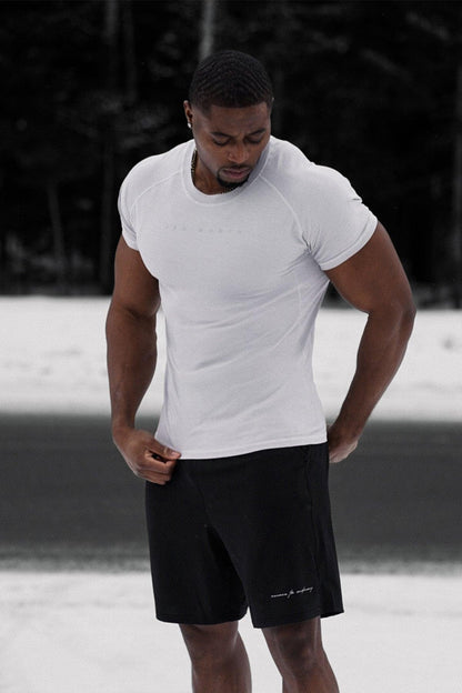 Jed North Men's Agile Short Sleeve Training Tee - Light Gray