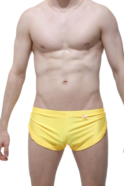 Short de course jaune