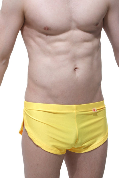 Short de course jaune