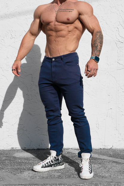Jed North Men's Men's Fitted Stretchy Pants - Navy