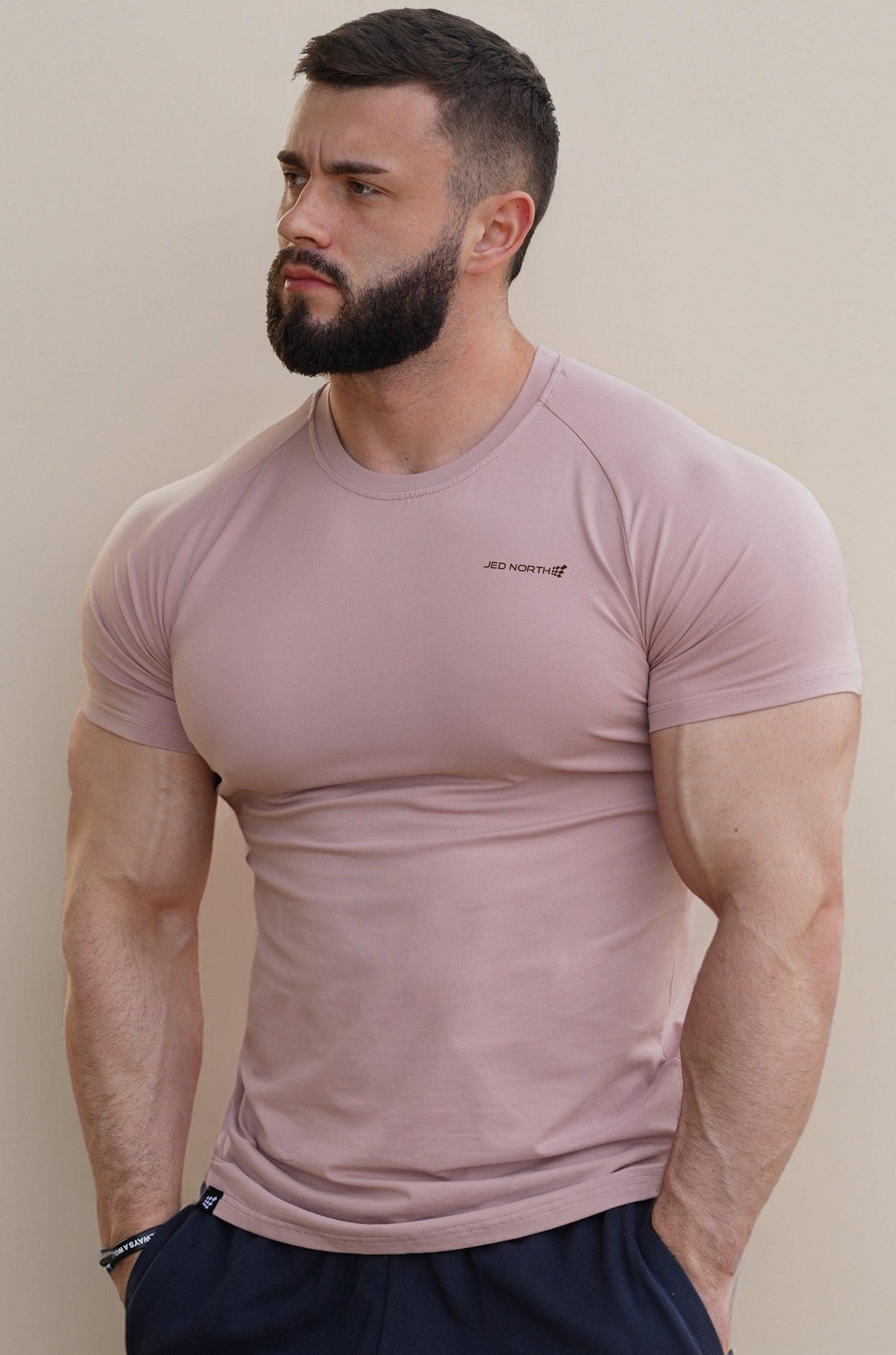 Jed North Men's Titan 2.0 Muscle-Fit T-Shirt - Salmon