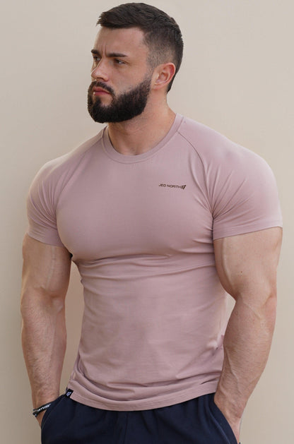 Jed North Men's Titan 2.0 Muscle-Fit T-Shirt - Salmon