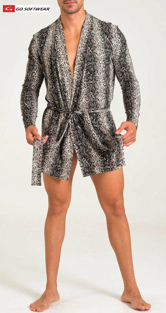 Peignoir pour homme Prowl Python 3418 de Go Softwear - Imprimé python