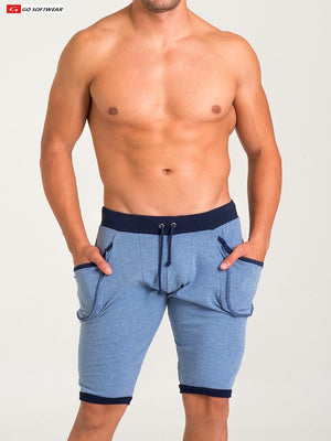 Go Softwear 4954 Herren California Bliss Yoga-Short - Hell-Denim