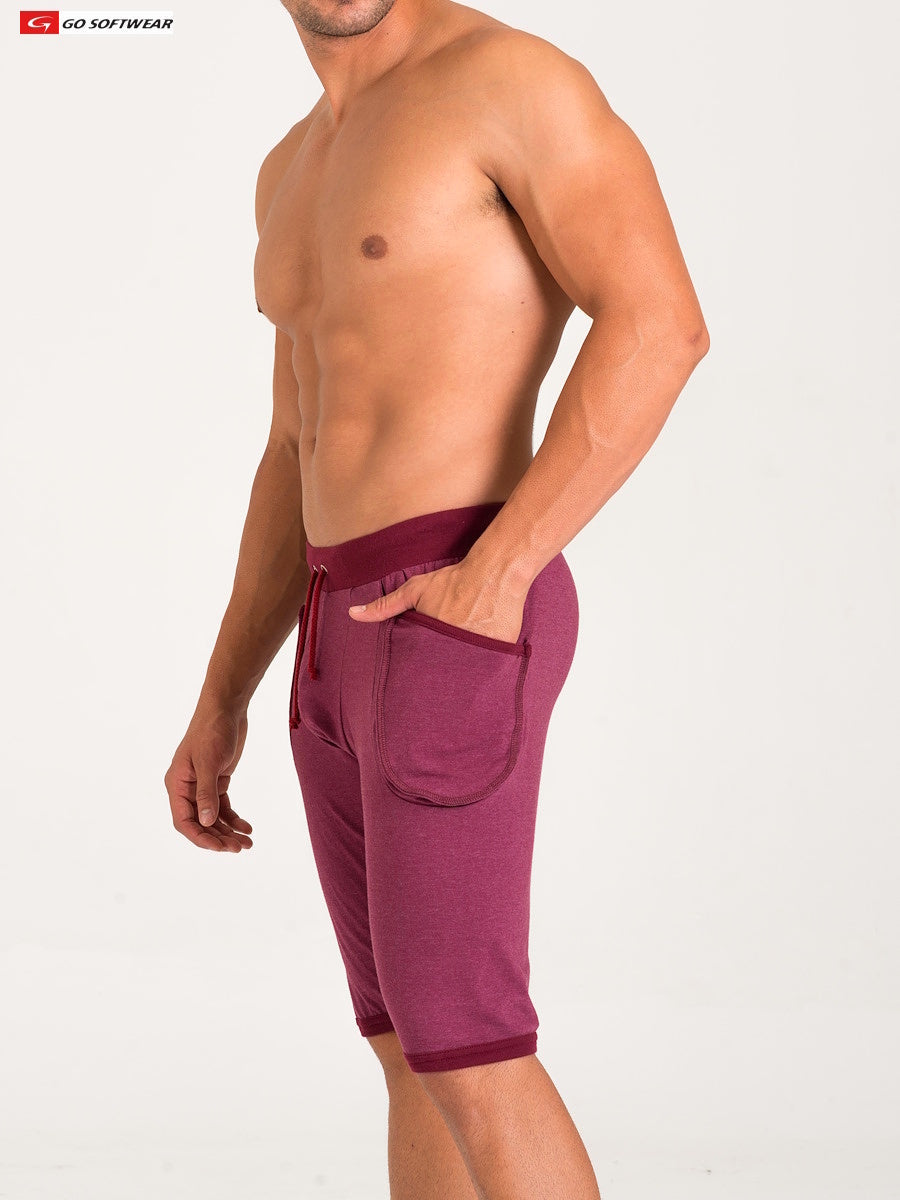 Go Softwear 4954 Herren California Bliss Yoga-Short - Kastanienbraun