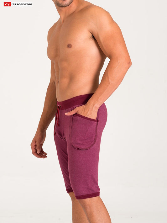 Go Softwear 4954 Herren California Bliss Yoga-Short - Kastanienbraun