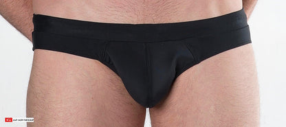 Go Softwear 4581 Men's Boost Swim Brief - Black