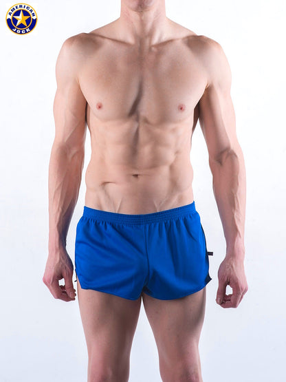 AMERICAN JOCK 8316 Men's Ultra Running Short - Royal Blue
