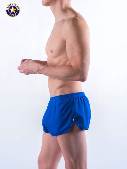 AMERICAN JOCK 8316 Men's Ultra Running Short - Royal Blue